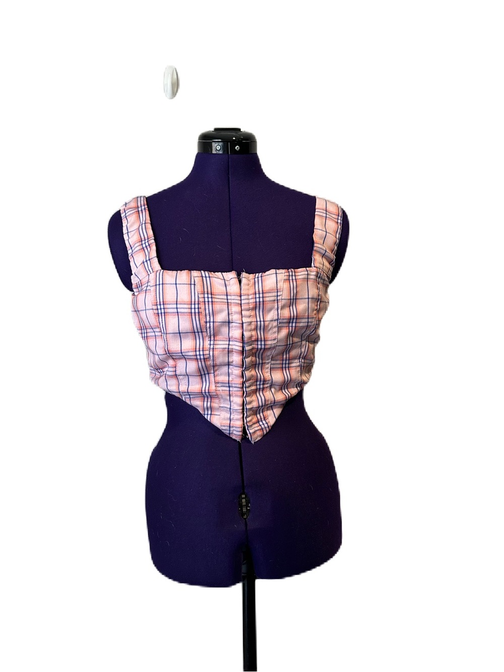 Princess Polly Pink Plaid Crop Top